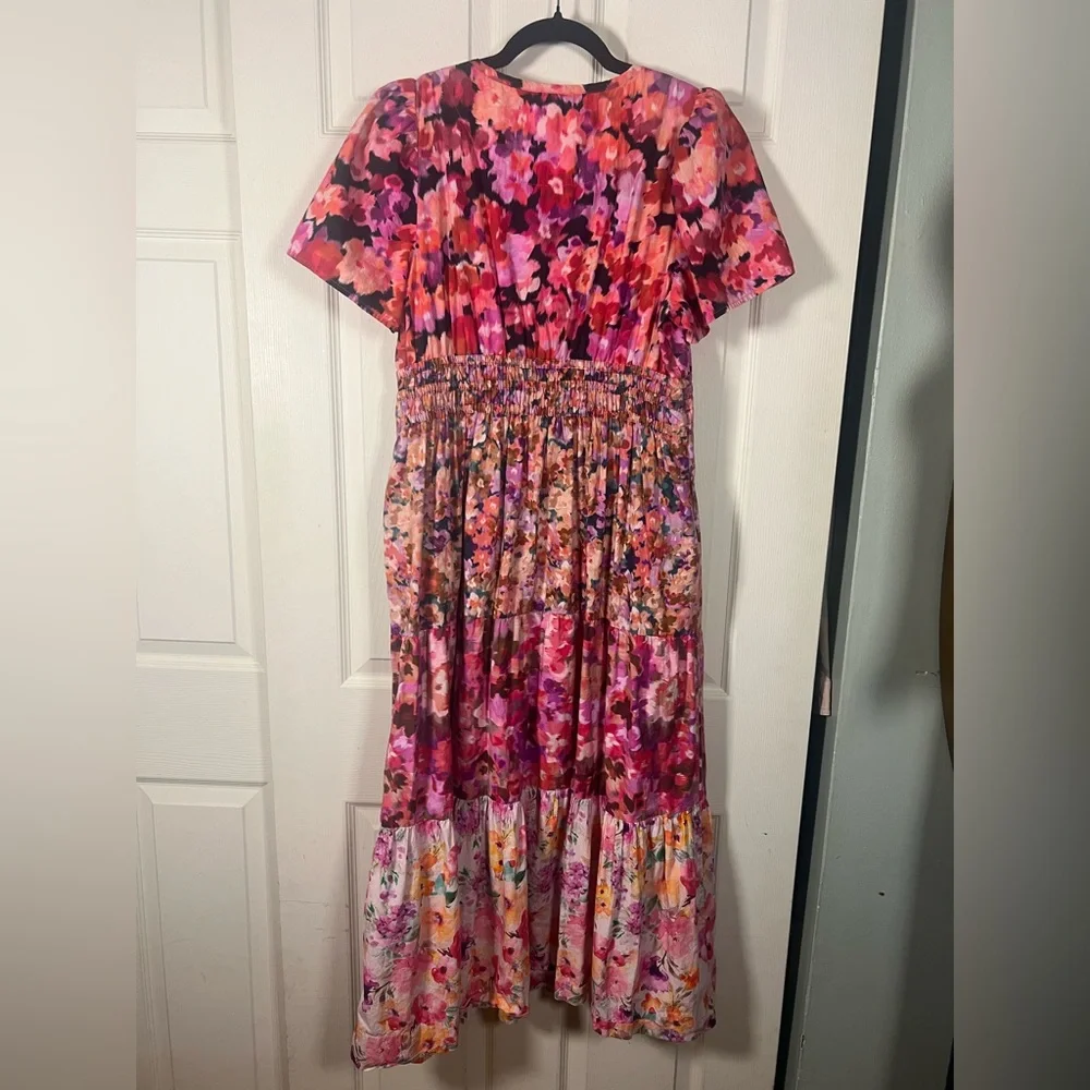 Kachel x Anthropologie Vibrant Floral Maxi Dress, Somerset - style - Picture 6 of 9